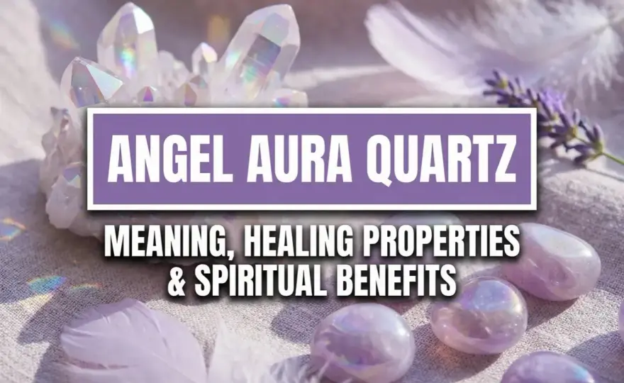 Angel Aura kvarts - Guide till egenskaper & användning
