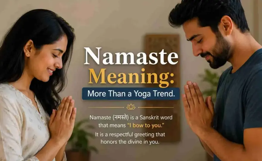 Namaste - Vad betyder det egentligen? Sanningen om sanskrit